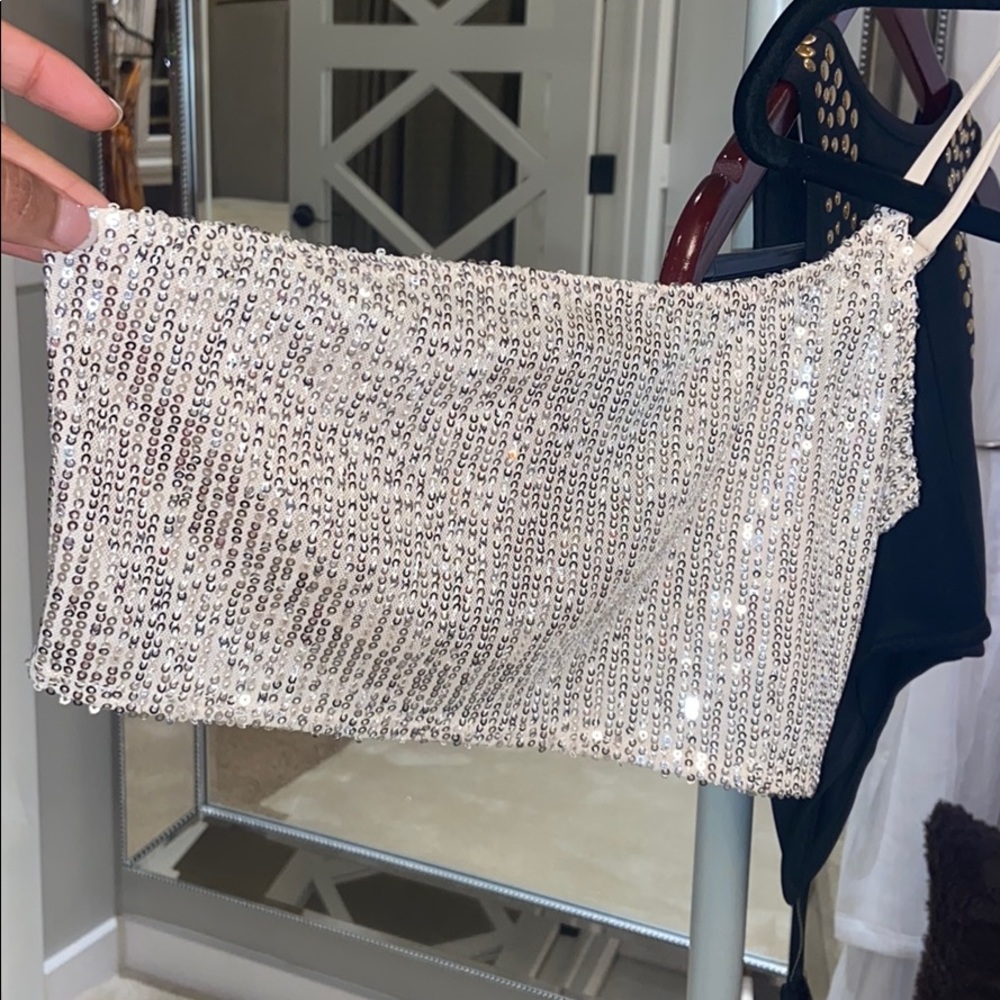 Sequence gold off the shoulder 2 piece